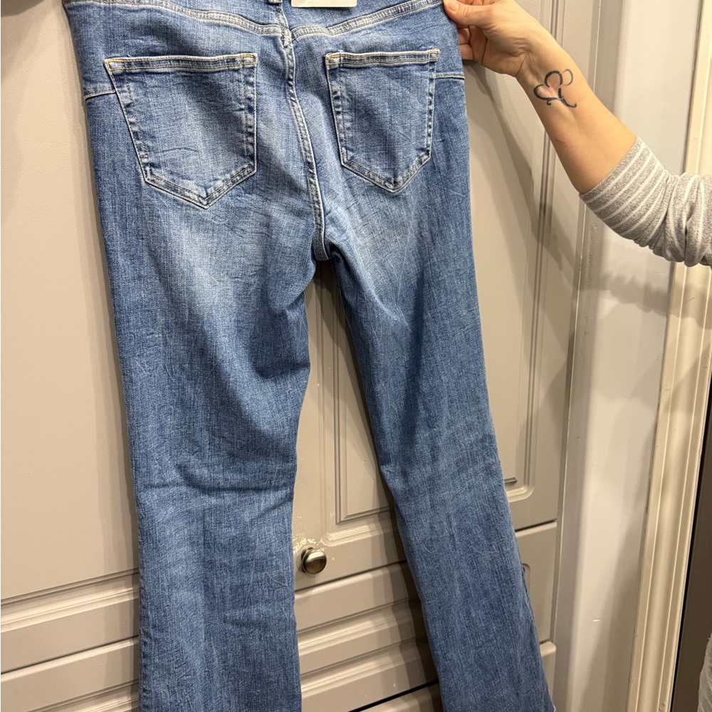Women’s boot cut Zara blue jeans with tags - Picture 2 of 11